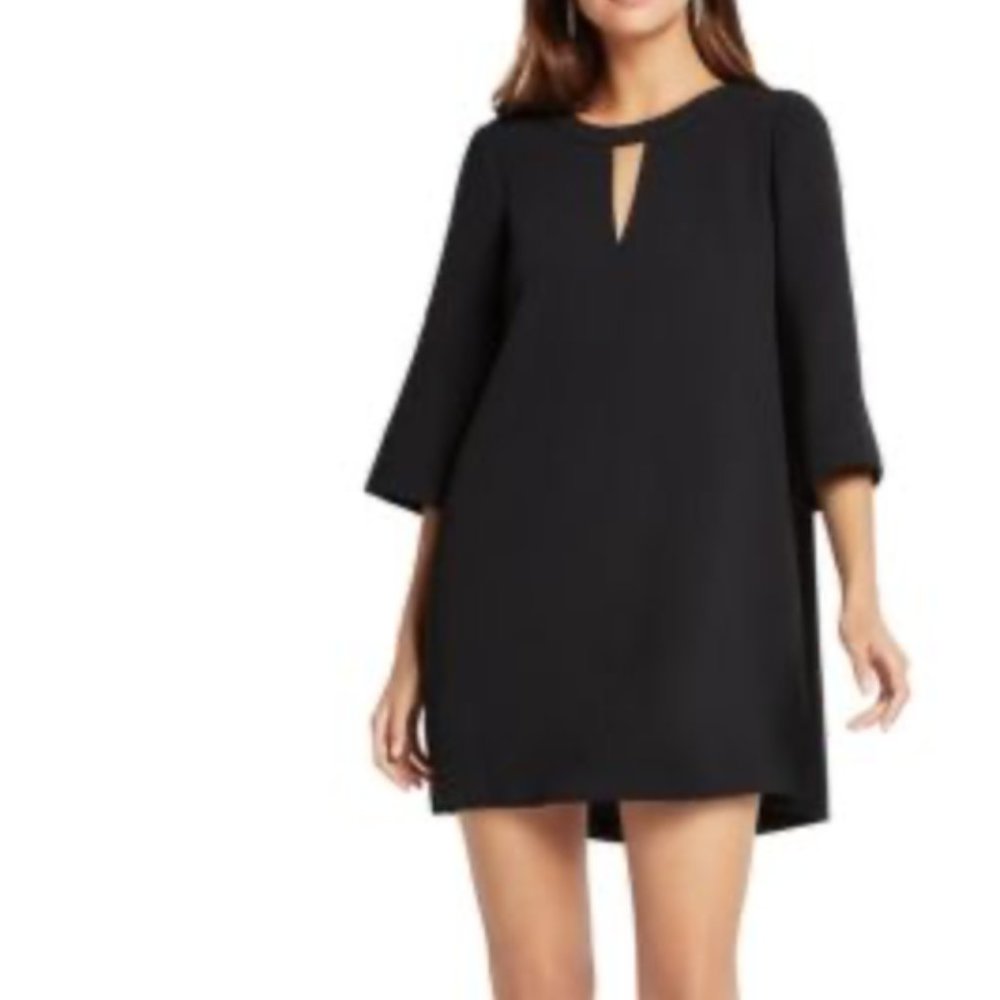 NWT $88 BCBGeneration Little Black Dress w/ Keyhole in XS!